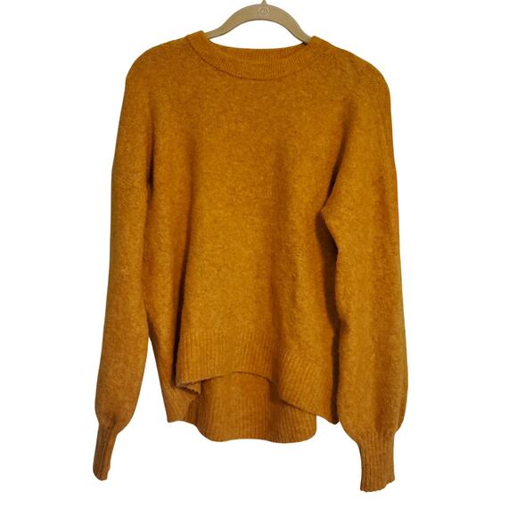 Old Navy Mustard Yellow Soft Comfy Sweater Size Small Fall Autumnal - Picture 1 of 8